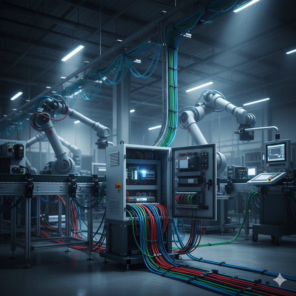 Ilustração de Hardware para Automação